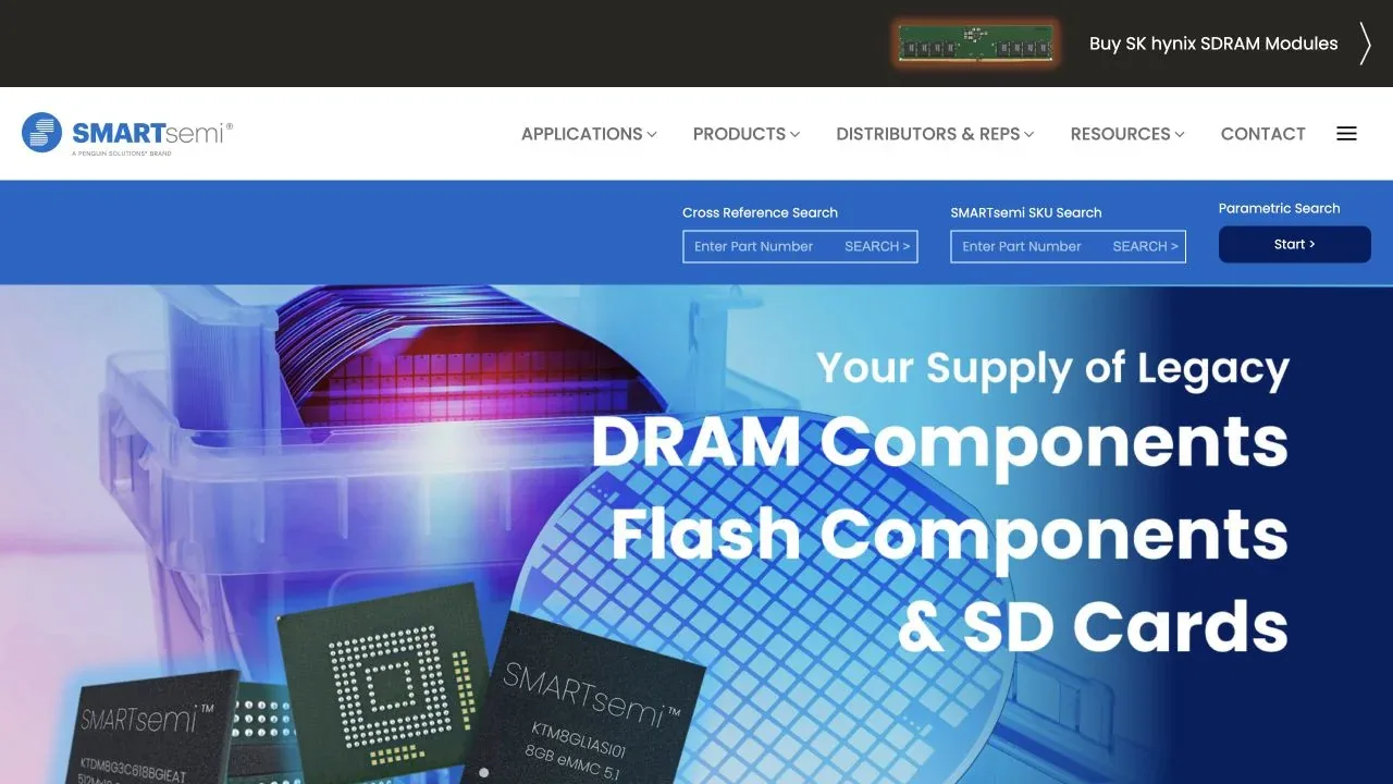 SMARTsemi’s main semiconductor website, included in the same case study